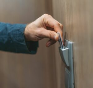 commercial applications of digital door locks