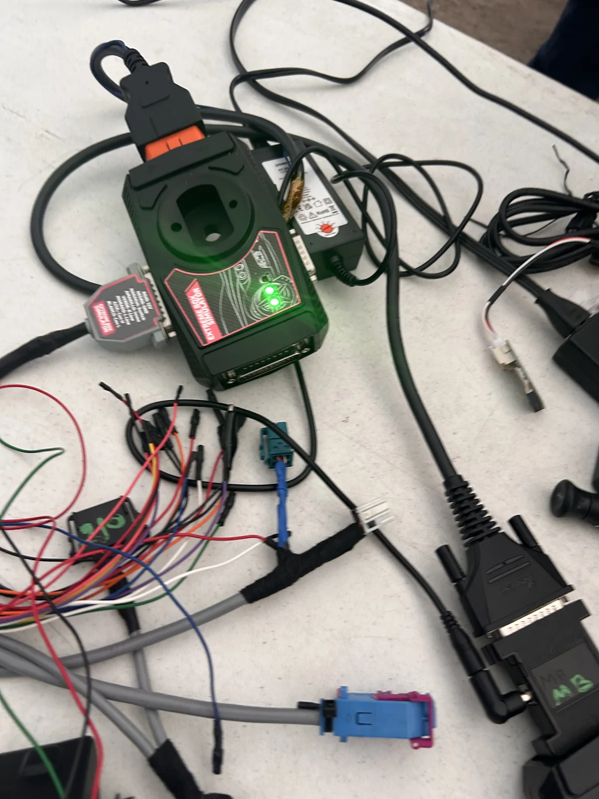vehicle ignition and dashboard checked during key service, real company service photo 5